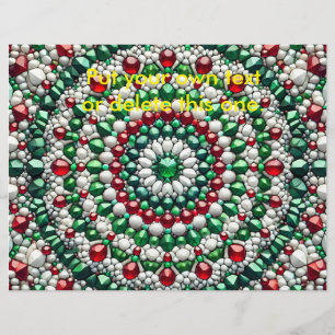 Flyer with Italian Colours Design