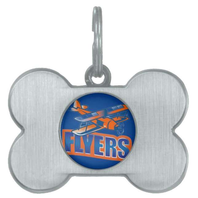FLYERS Bone Pet Tag (Front)