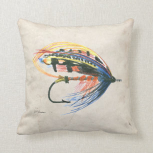 FlyFishing Lure Art Salmon Fly Lure Cushion