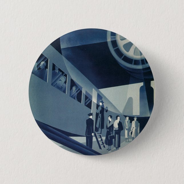 Flyg Med A-B Aerotransport 6 Cm Round Badge (Front)