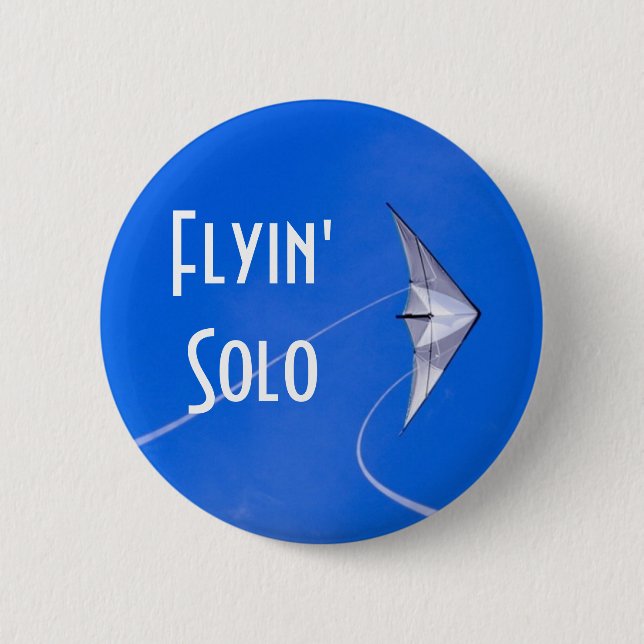 Flyin' Solo Membership Button (Front)