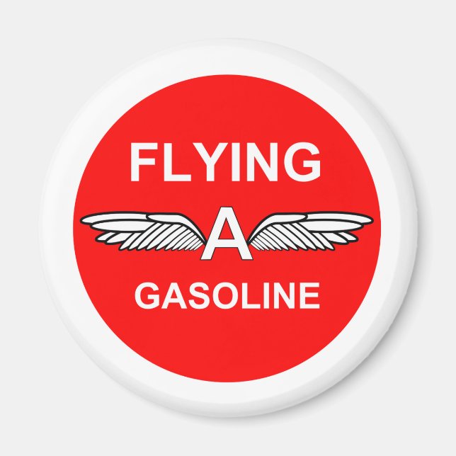 Flying A Gasoline Magnet (Front)