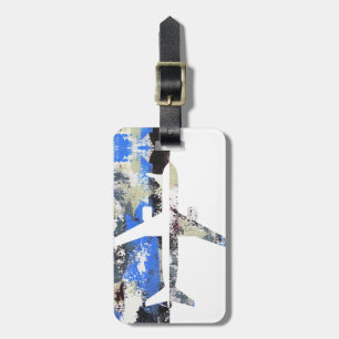 Flying Abstract by Michael Moffa Luggage Tag
