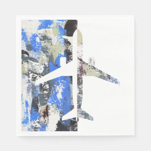 Flying Abstract by Michael Moffa Napkin