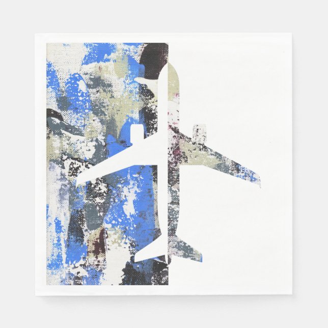 Flying Abstract by Michael Moffa Napkin (Front)