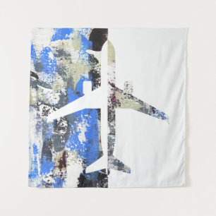 Flying Abstract by Michael Moffa Tapestry
