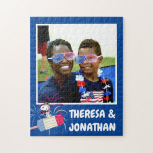 Flying Ace Snoopy on Ice Pop Jigsaw Puzzle