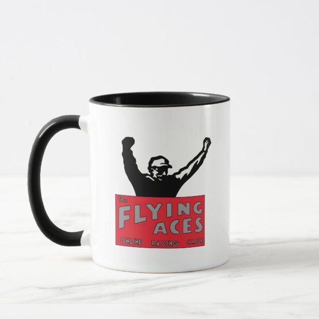 Flying Aces Black Logo Mug (Left)
