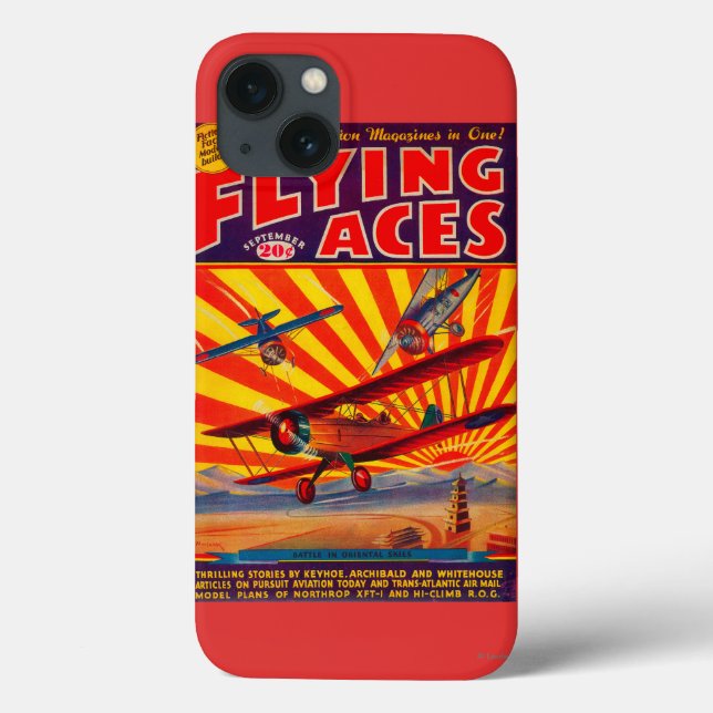 Flying Aces Magazine Cover (Back)