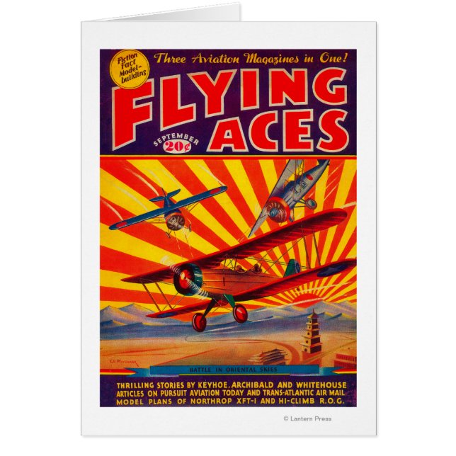 Flying Aces Magazine Cover 2 (Front)