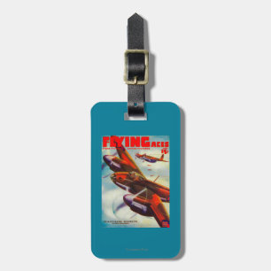 Flying Aces Magazine Cover 5 Luggage Tag