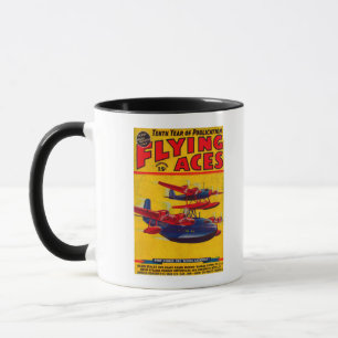 Flying Aces Magazine Cover Mug