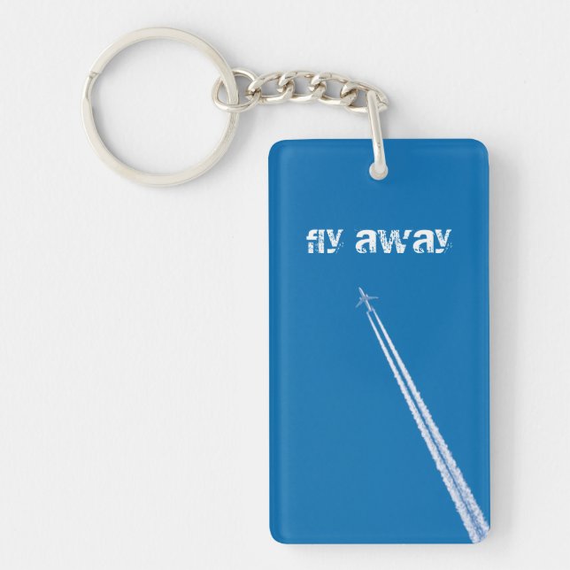 Flying aeroplane key ring (Front)