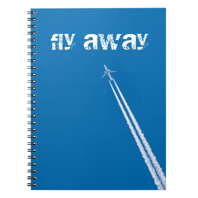 Flying aeroplane notebook (Front)