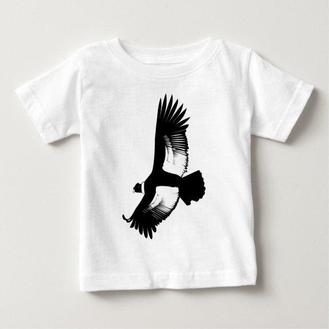 Flying Andean Condor Baby T-Shirt (Front)