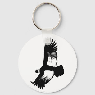 Flying Andean Condor Key Ring