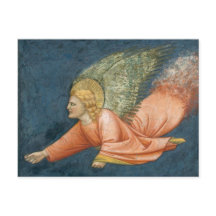Flying angel (Giotto follower) CC0509 Postcard