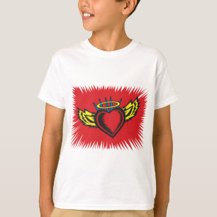 Flying Angel Heart Tattoo T-Shirt
