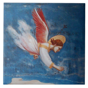 FLYING ANGEL / ST JOACHIM'S DREAM Christmas Ceramic Tile