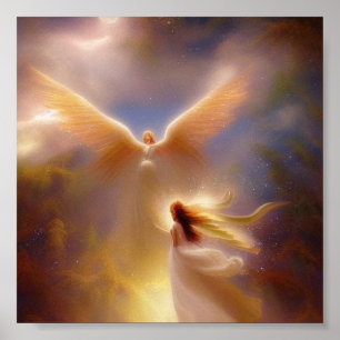 Flying angels poster