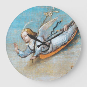 FLYING ANNUNCIATION ANGEL LARGE CLOCK