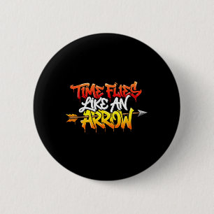 Flying Arrow Speech Costume for Time Speed 6 Cm Round Badge