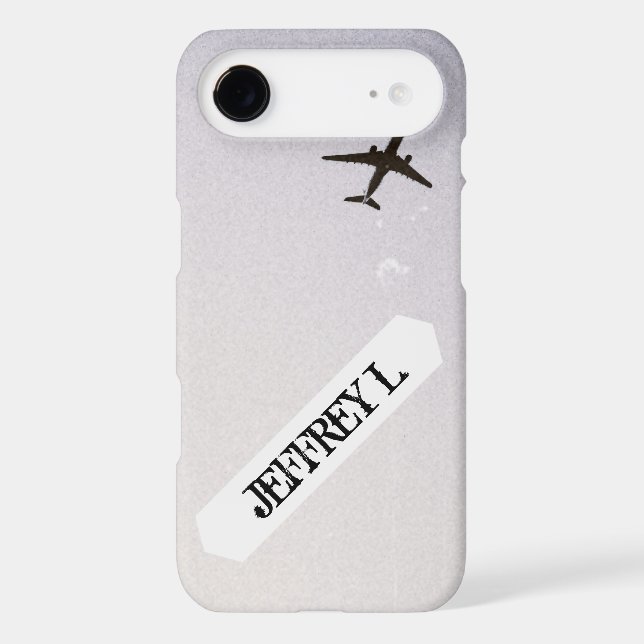 Flying Away | High Altitude Aeroplane Personalised Case-Mate iPhone Case (Back)