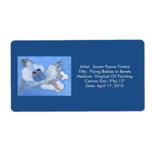 Flying Babies in Berets Label:Susan Payne-Trutna