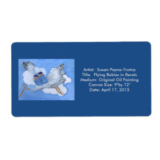 Flying Babies in Berets Label:Susan Payne-Trutna