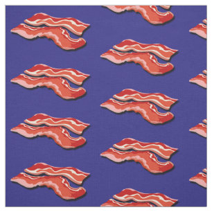 Flying Bacon Fabric Design