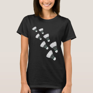 Flying Badminton Shuttles T-Shirt