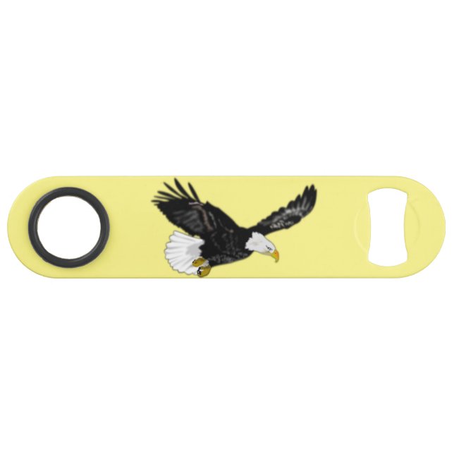 Flying Bald Eagle Bar Key - Choose Colour (Front (Horizontal))