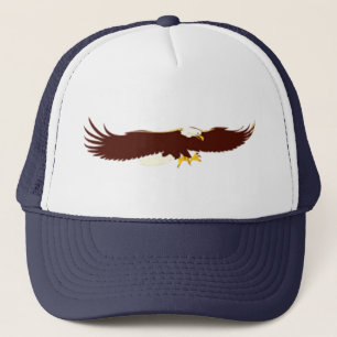 Flying Bald Eagle Trucker Hat