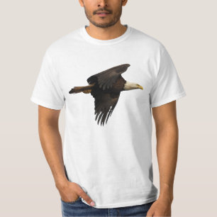 Flying Bald Eagle Wildlife T-Shirt