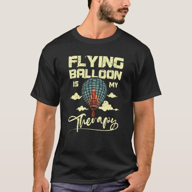 Flying balloon is my therapy T-Shirt (Front)