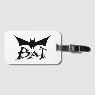 Flying bat luggage tag