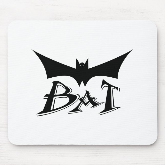 Flying bat mouse pad (Front)