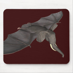Flying Batphant Mouse Pad