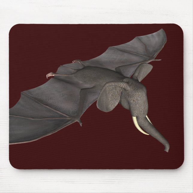 Flying Batphant Mouse Pad (Front)
