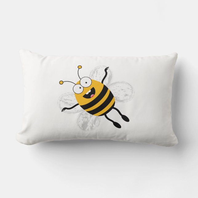Flying Bee Lumbar Cushion (Front)