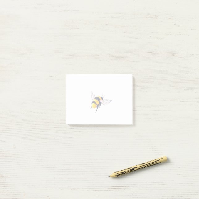 Flying Bee Post-it® Notes (On Desk)