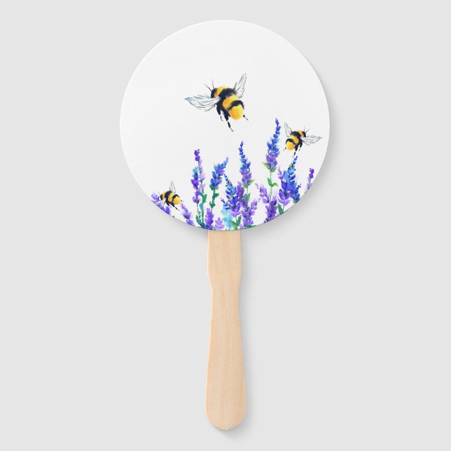 Flying Bees Hand Fans (Front)