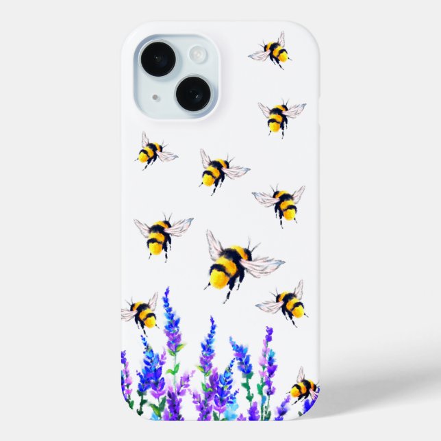 Flying Bees iPhone Case (Back)