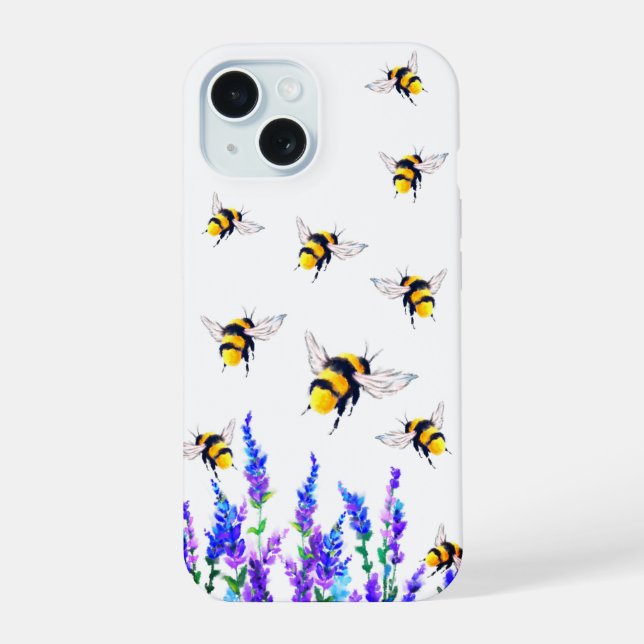 Flying Bees iPhone Case (Back)