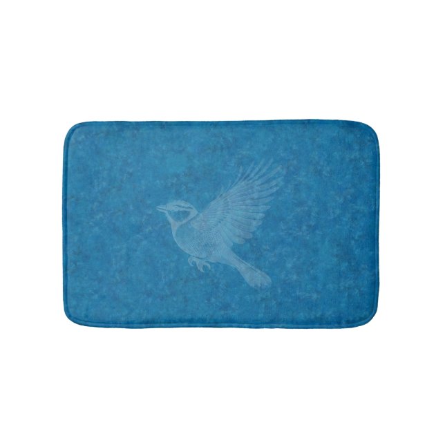 Flying Bird Bath Mat (Front)