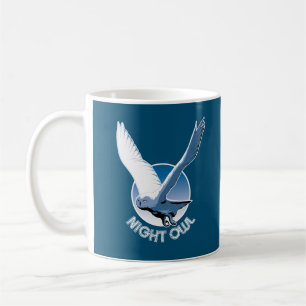 Flying Bird Illustration - Night Owl Coffee Mug