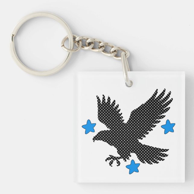 flying bird key ring (Front)