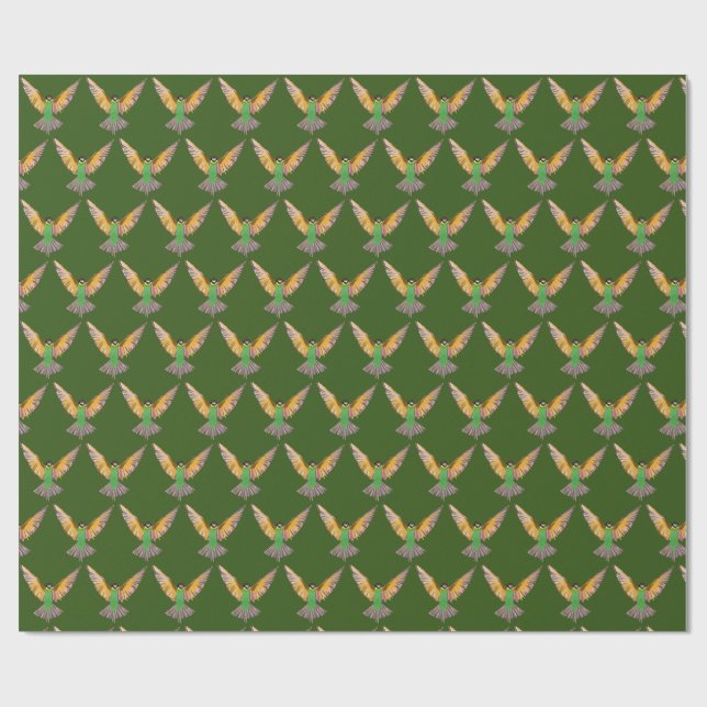 Flying Bird Wrapping Paper (Flat)