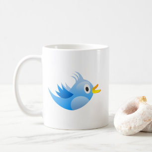 Flying Birds Illustration Nature & Wildlife Art Coffee Mug