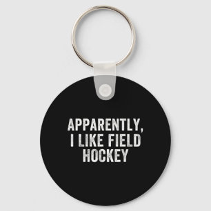 Flying Bisonrently Like Field Hockey Funny Field Key Ring